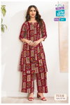 Tulsi Vol 2 By Mcm Cotton Printed A Line Kurti With Bottom Exporters In India